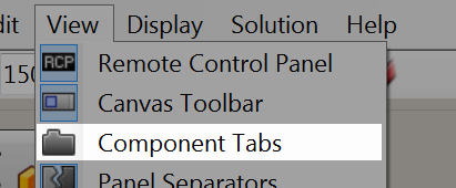 Component Tabs